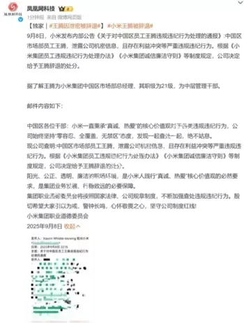 小米零容忍违规