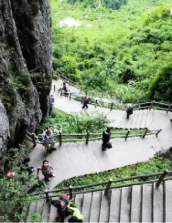 恩施大峡谷游客体验