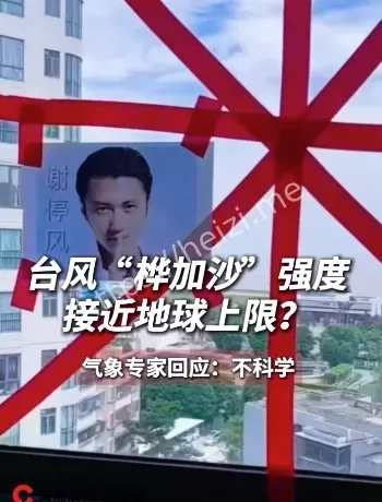 桦加沙台风强度辟谣