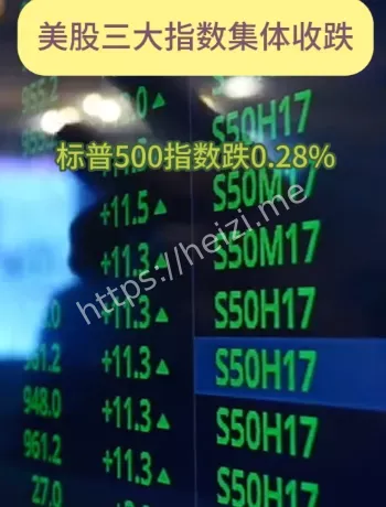 美股三大指数低开