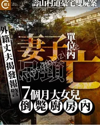 10月13日港岛南区自杀杀婴事件