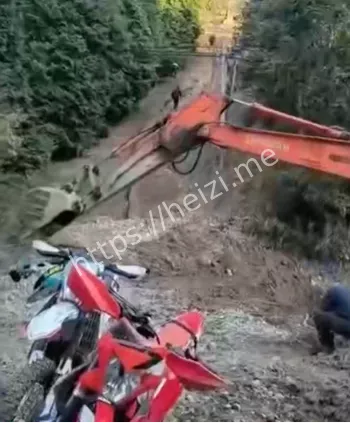 摩托越野车队发现遗体处置流程