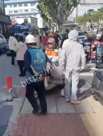 快递员被害现场