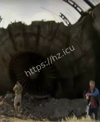 小飞机与外星飞船碰撞